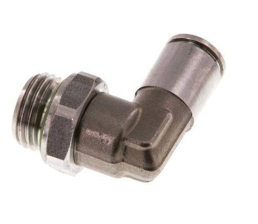 Racor de 6mm x G1/4'' 90deg con rosca macho Latón FKM Giratorio