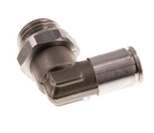 Racor de 6mm x G1/4'' 90deg con rosca macho Latón FKM Giratorio