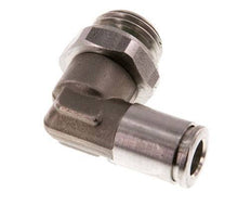 Racor de 6mm x G1/4'' 90deg con rosca macho Latón FKM Giratorio