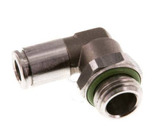 Racor de 6mm x G1/4'' 90deg con rosca macho Latón FKM Giratorio