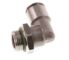 Codo de 90 grados 10mm x G3/8'' con rosca macho Latón FKM Giratorio