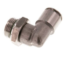 Codo de 90 grados 10mm x G3/8'' con rosca macho Latón FKM Giratorio