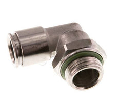 Codo de 90 grados 10mm x G3/8'' con rosca macho Latón FKM Giratorio