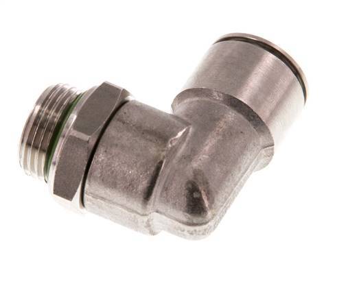 Codo de 90 grados 12mm x G3/8'' con rosca macho Latón FKM Giratorio