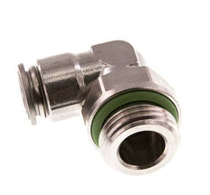 Codo de 90 grados 10mm x G1/2'' con rosca macho Latón FKM Giratorio