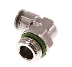 Codo de 90 grados 10mm x G1/2'' con rosca macho Latón FKM Giratorio