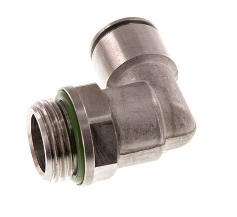 Codo de 90 grados 12mm x G1/2'' con rosca macho Latón FKM Giratorio