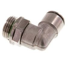 Codo de 90 grados 12mm x G1/2'' con rosca macho Latón FKM Giratorio