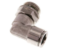 Codo de 90 grados 12mm x G1/2'' con rosca macho Latón FKM Giratorio
