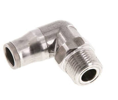 Codo de 90 grados 10mm x 3/8'' NPT con rosca macho Acero inoxidable FKM Giratorio