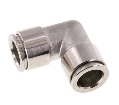 Racor de 12mm 90deg Acero inoxidable FKM