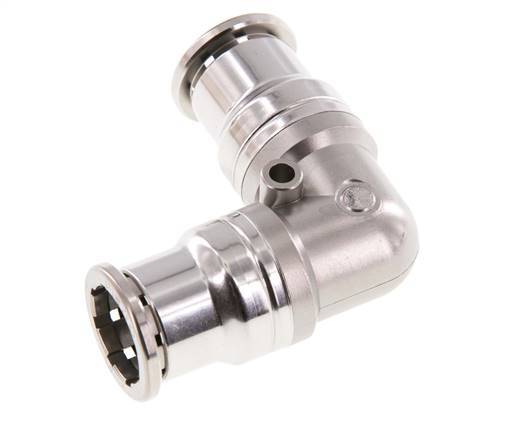 Racor de 16mm 90deg Acero inoxidable FKM