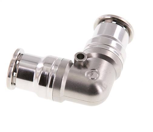 Racor de 16mm 90deg Acero inoxidable FKM