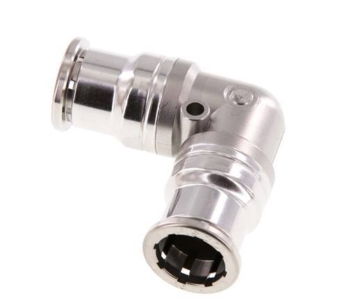 Racor de 16mm 90deg Acero inoxidable FKM