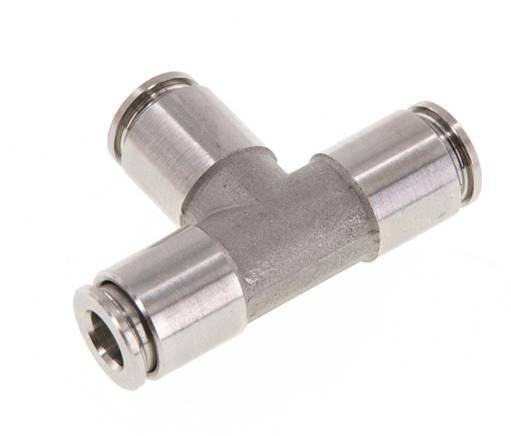 Racor en T de 6 mm Acero inoxidable FKM