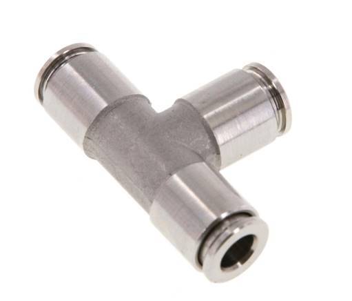 Racor en T de 6 mm Acero inoxidable FKM