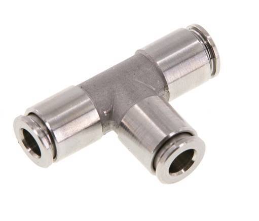 Racor en T de 6 mm Acero inoxidable FKM