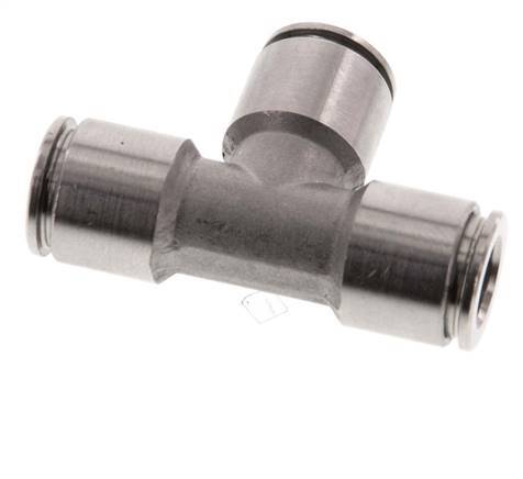 Racor en T de 8 mm Acero inoxidable FKM