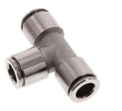 Racor en T de 8 mm Acero inoxidable FKM
