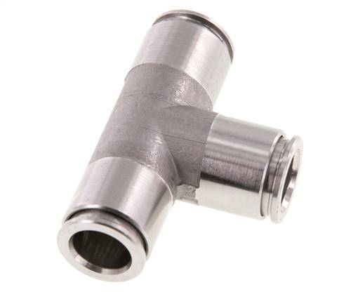 Racor en T de 10 mm Acero inoxidable FKM