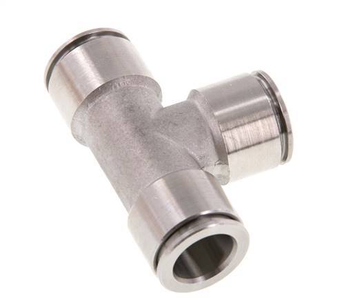 Racor en T de 12 mm Acero inoxidable FKM