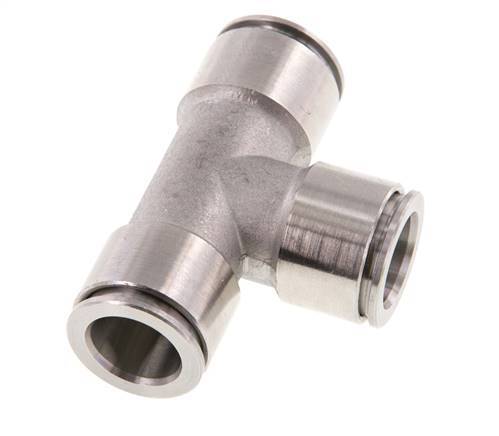 Racor en T de 12 mm Acero inoxidable FKM