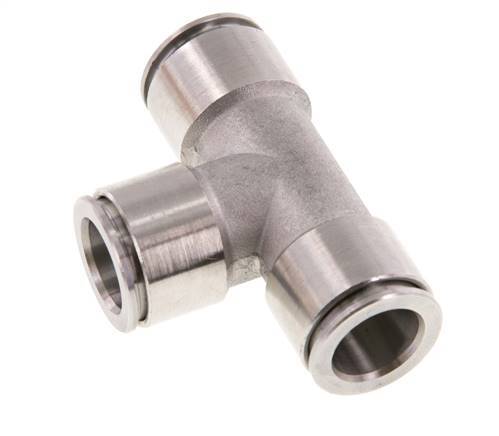 Racor en T de 12 mm Acero inoxidable FKM