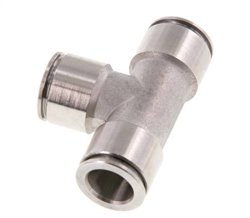 Racor en T de 12 mm Acero inoxidable FKM
