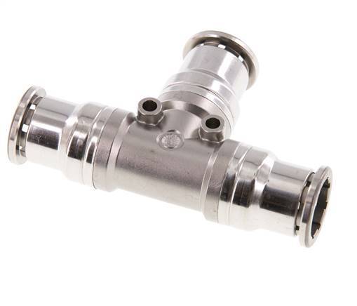 Racor en T de 16 mm Acero inoxidable FKM