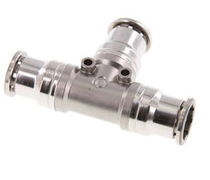 Racor en T de 16 mm Acero inoxidable FKM