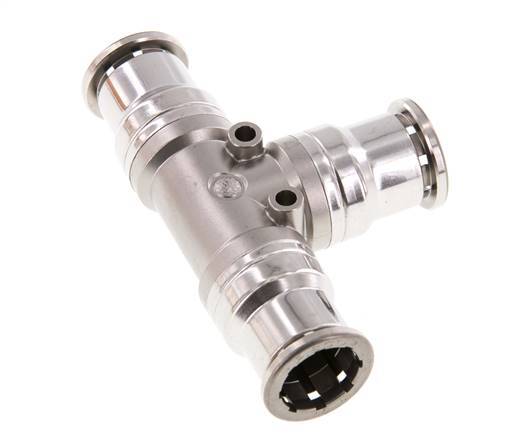 Racor en T de 16 mm Acero inoxidable FKM