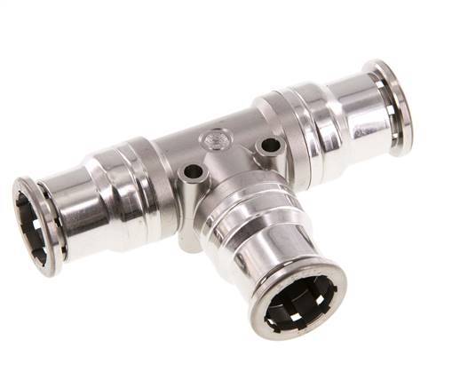 Racor en T de 16 mm Acero inoxidable FKM