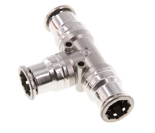 Racor en T de 16 mm Acero inoxidable FKM
