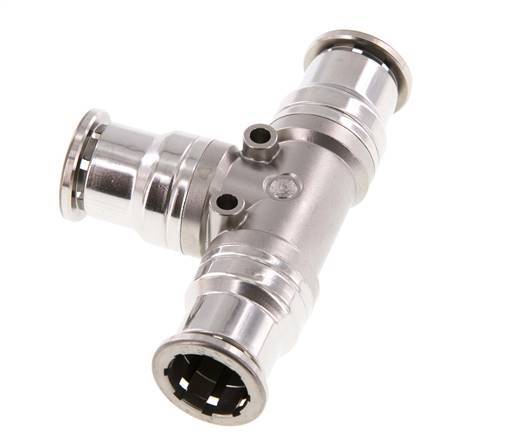 Racor en T de 16 mm Acero inoxidable FKM
