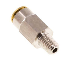 Racor de 4mm x M 6 (cónico) con rosca macho Latón NBRAlta presión [2 piezas]