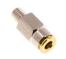 Racor de 4mm x M 6 (cónico) con rosca macho Latón NBRAlta presión [2 piezas]