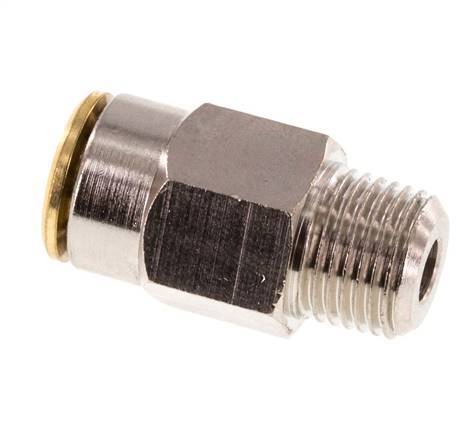 Racor de 6mm x R1/8'' con rosca macho de latón NBRAlta presión [2 piezas]