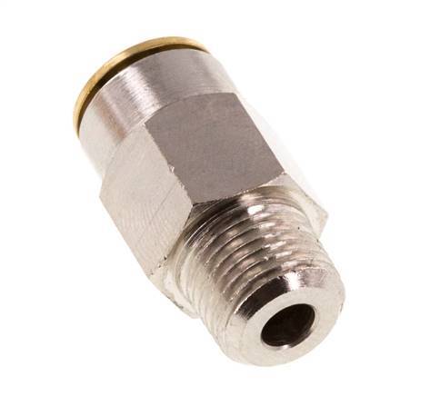 Racor de 6mm x R1/8'' con rosca macho de latón NBRAlta presión [2 piezas]