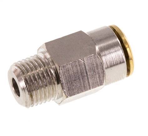 Racor de 6mm x R1/8'' con rosca macho de latón NBRAlta presión [2 piezas]