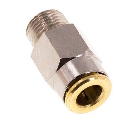 Racor de 6mm x R1/8'' con rosca macho de latón NBRAlta presión [2 piezas]