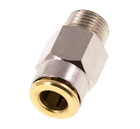 Racor de 6mm x R1/8'' con rosca macho de latón NBRAlta presión [2 piezas]