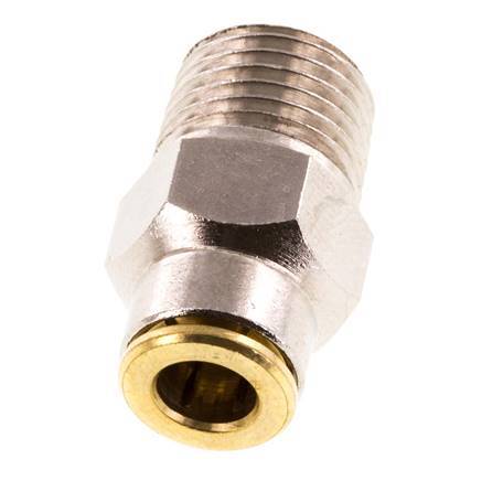 Racor de 6mm x R1/4'' con rosca macho de latón NBRAlta presión [2 piezas]