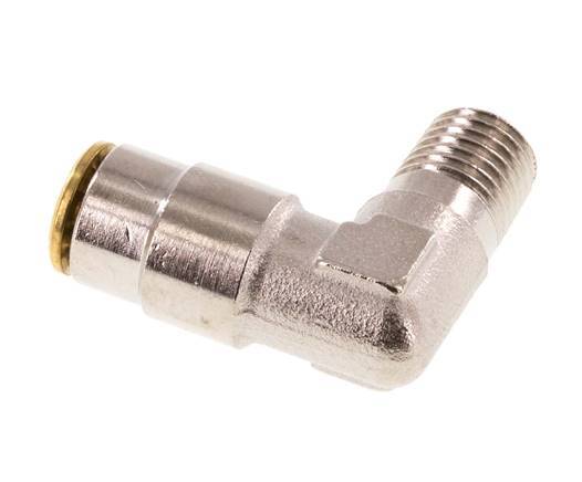 Codo de 4mm x M 8 x 1 (cónico) de 90 grados con rosca macho de latón NBRAlta presión [2 piezas]