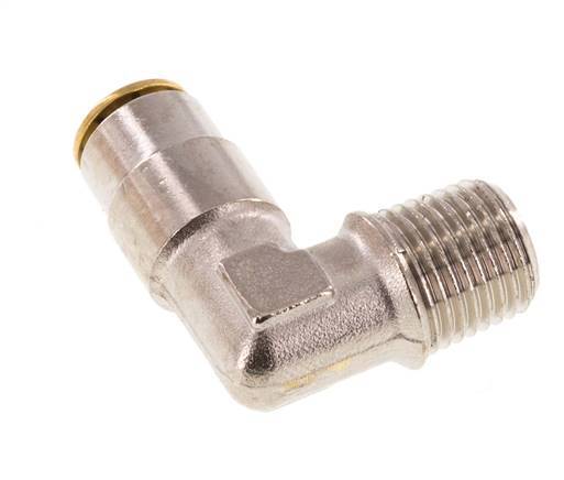 Codo de 4mm x M 10 x 1 (cónico) de 90 grados con rosca macho de latón NBRAlta presión [2 piezas]