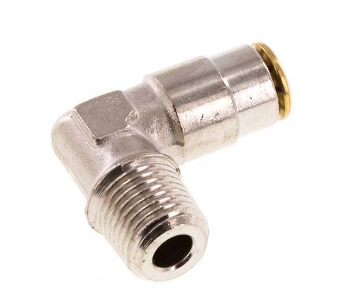 Codo de 4mm x M 10 x 1 (cónico) de 90 grados con rosca macho de latón NBRAlta presión [2 piezas]