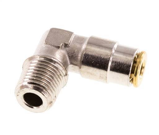 Codo de 4mm x M 10 x 1 (cónico) de 90 grados con rosca macho de latón NBRAlta presión [2 piezas]