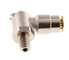 Racor de 4mm x M 6 90deg con rosca macho Latón NBR Giratorio