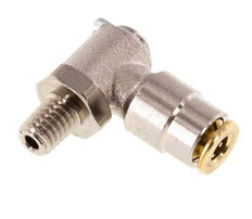 Racor de 4mm x M 6 90deg con rosca macho Latón NBR Giratorio