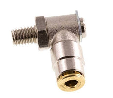 Racor de 4mm x M 6 90deg con rosca macho Latón NBR Giratorio