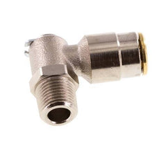 Racor de 6mm x R1/8'' 90deg con rosca macho Latón NBR Giratorio